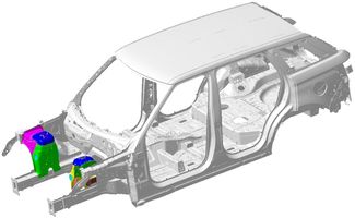 众泰质量 众泰汽车精雕细琢轻量化 开发高压铸造铝合金减震器座